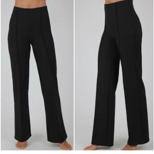 Yogalicious Black Scuba Straight Leg Pants XL NWT